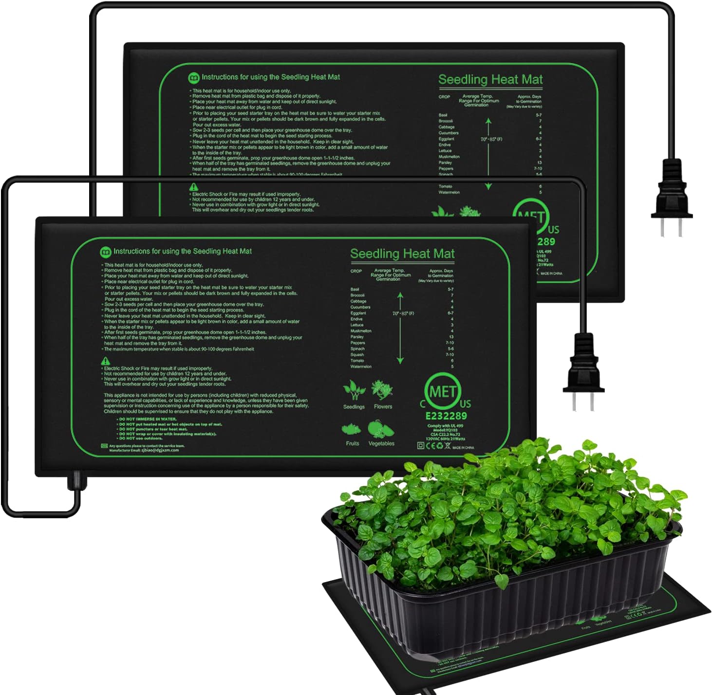 Seedling Heat Mat - 10/25/50CM Zaailing Warmte Mat Kamerplanten Kieming