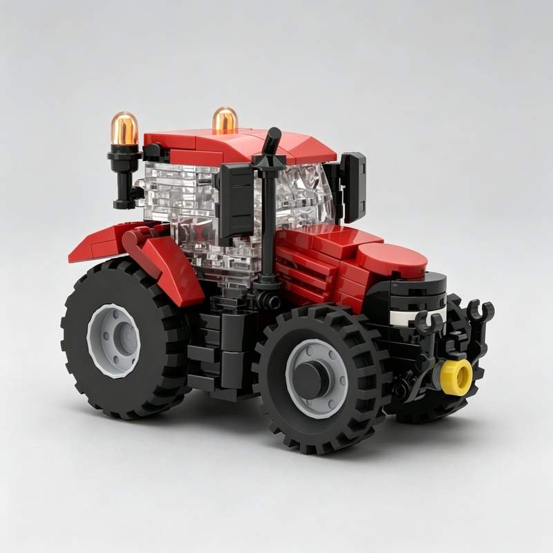 Agriculture Farming Education - 186PCS Farm Tractor MOC Bouwstenen Aangepast