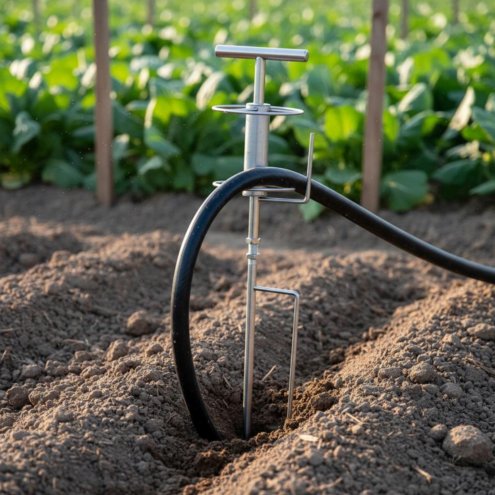 Farming Pipe For Agriculture - Agrarische slangtrekker met dubbele as, metalen