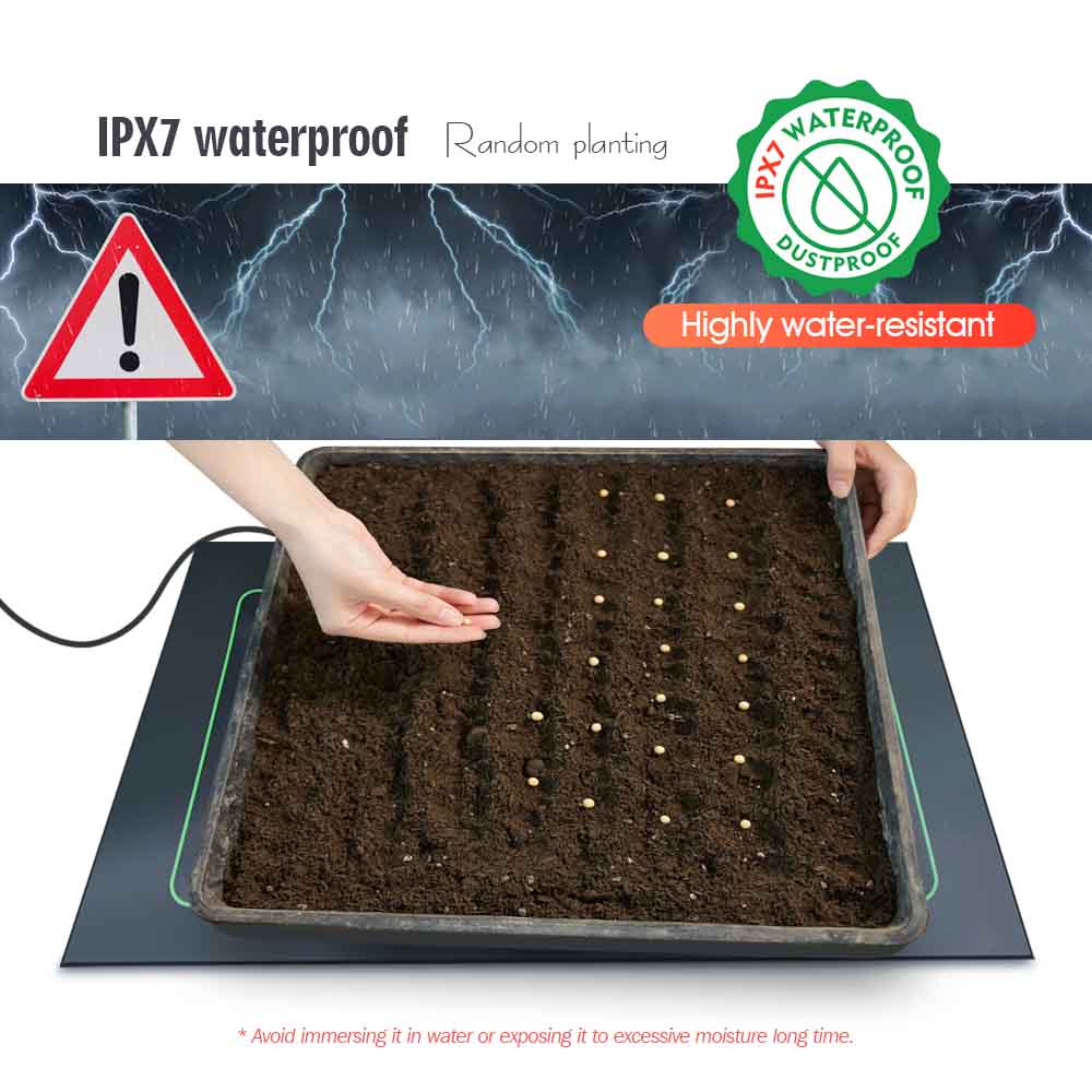 7-100W Planten Verwarmingskuss - Seedling Heat Mat recensie en prijs
