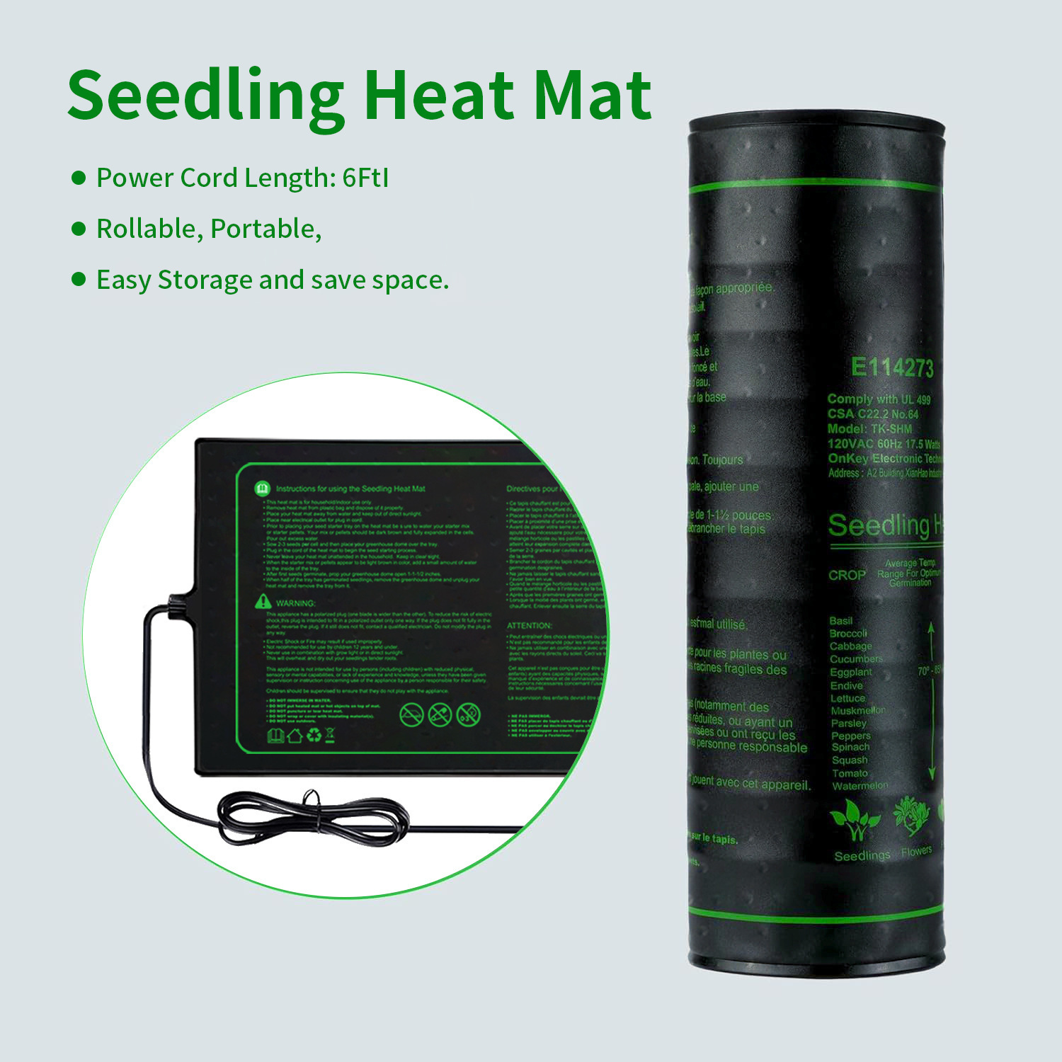 Twee-pack 20x10Inch Zaailing W - Seedling Heat Mat recensie en prijs