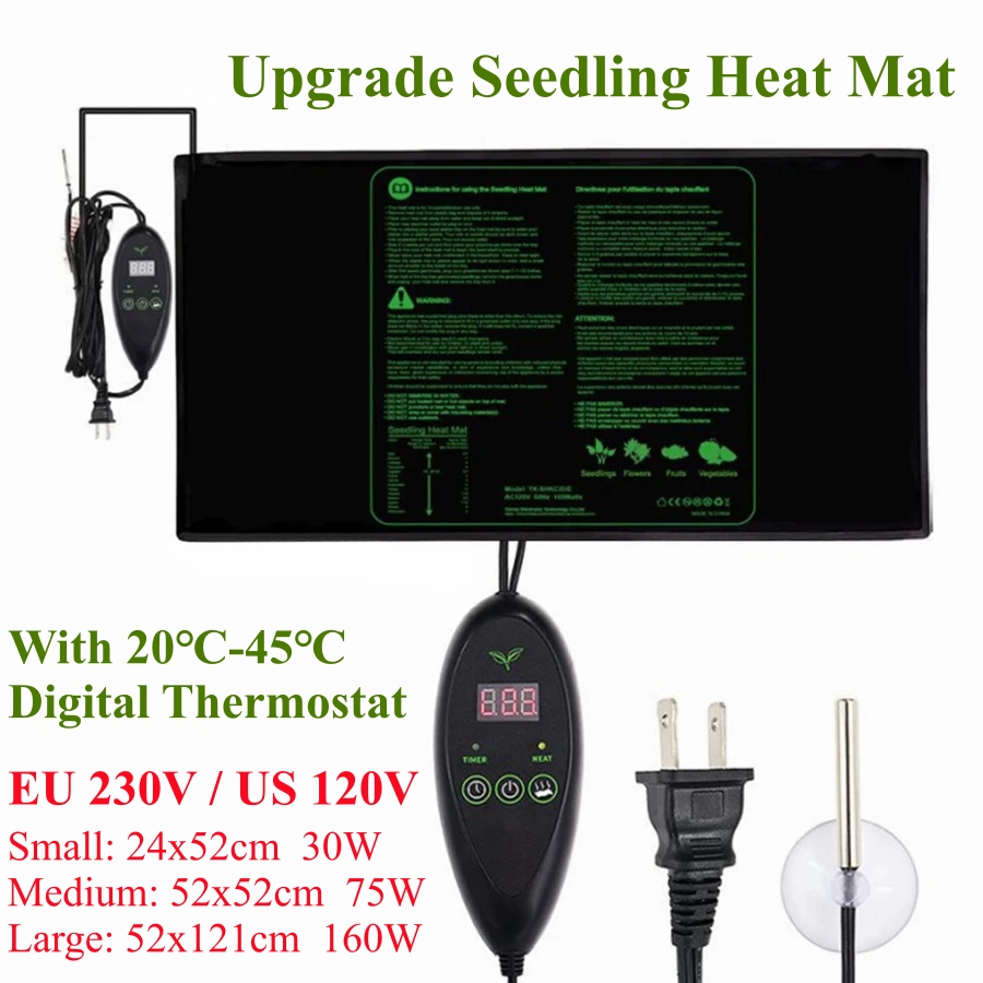 3 maten upgrade zaailing warmt - Seedling Heat Mat recensie en prijs