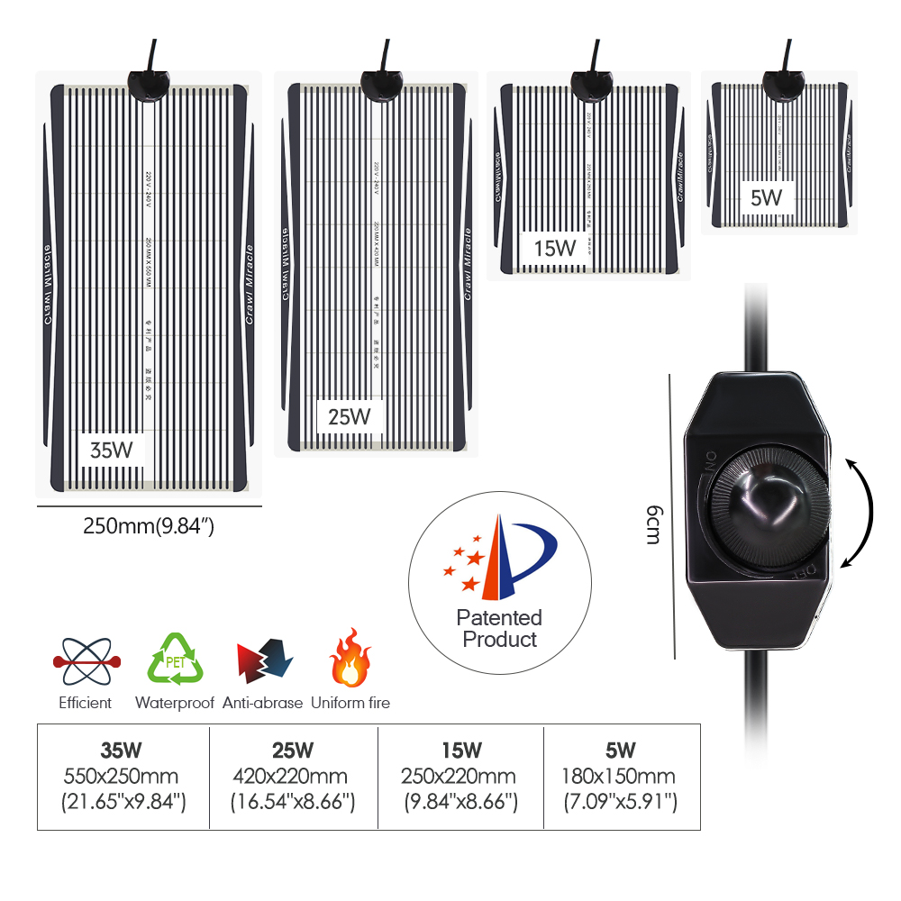 EU/AU/UK/US Grafeen Materiaal  - Seedling Heat Mat recensie en prijs